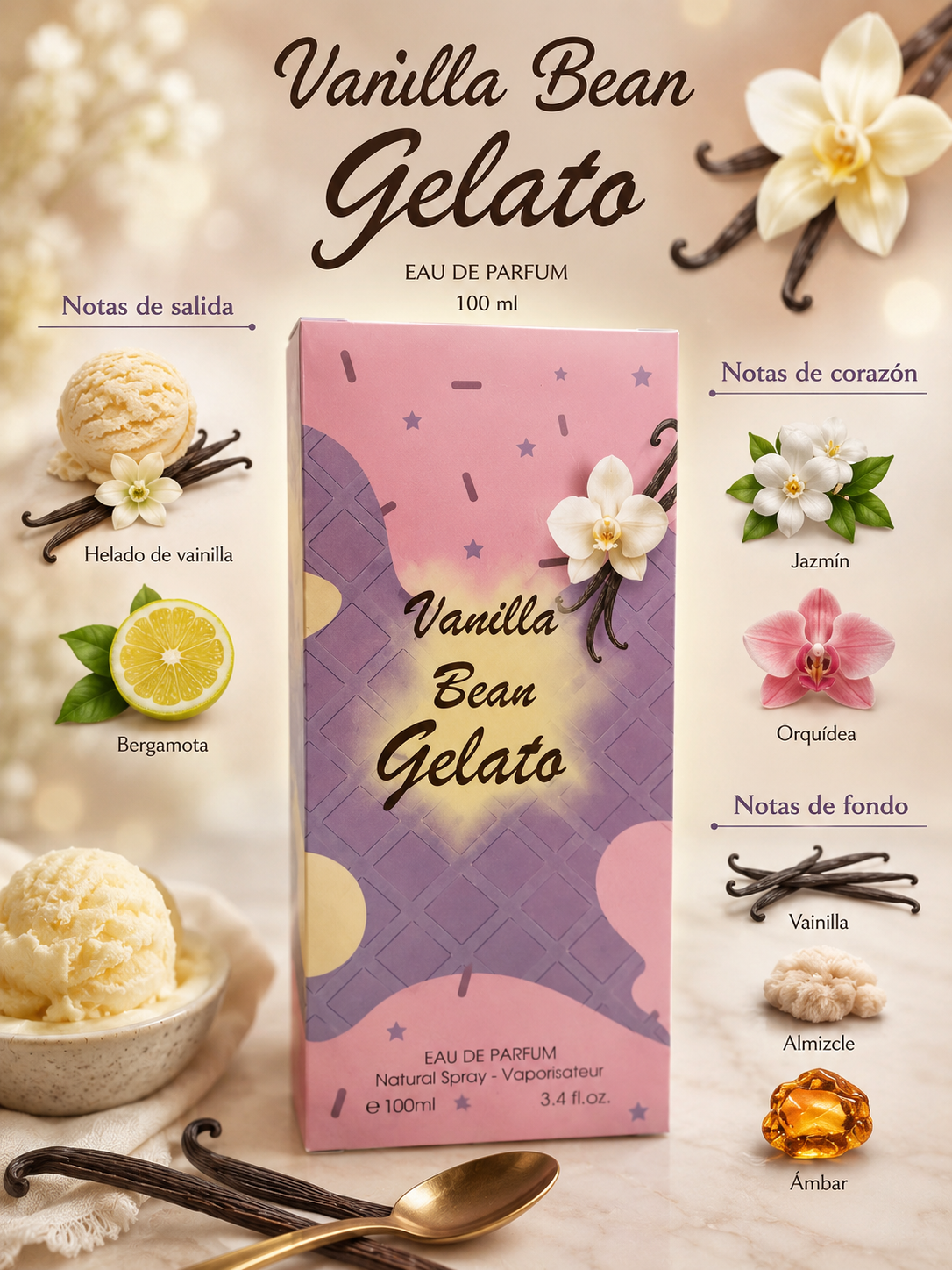 Gelato Vainilla Bean