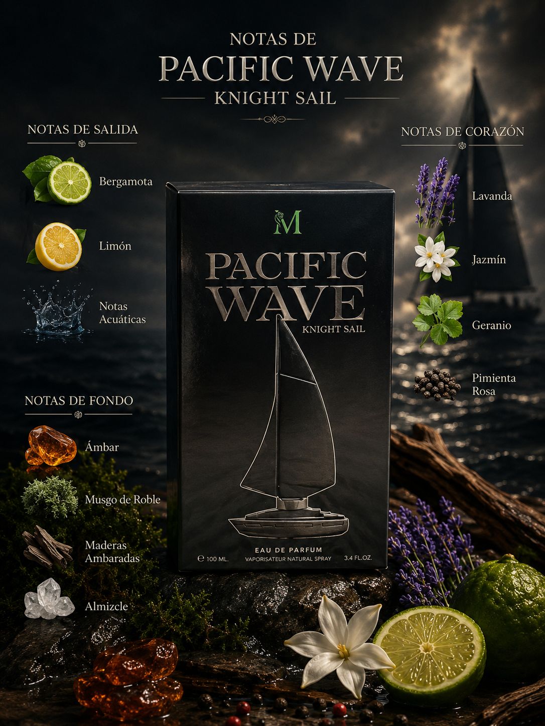 Pacific Wave Knight Sail